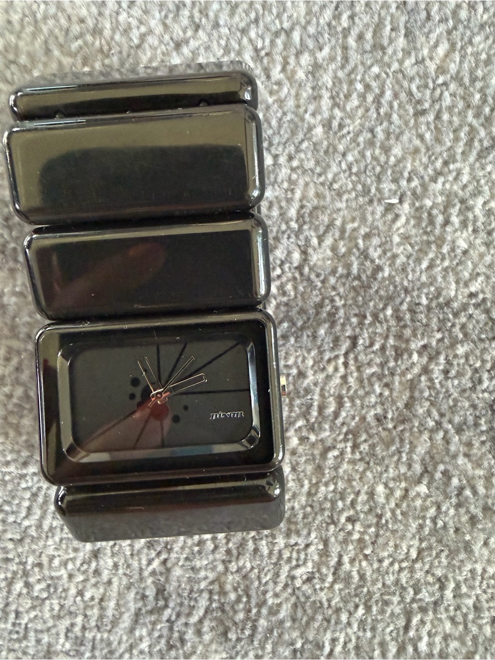 Nixon “The Vega” Watch Excellent Condition! Black —Stretch